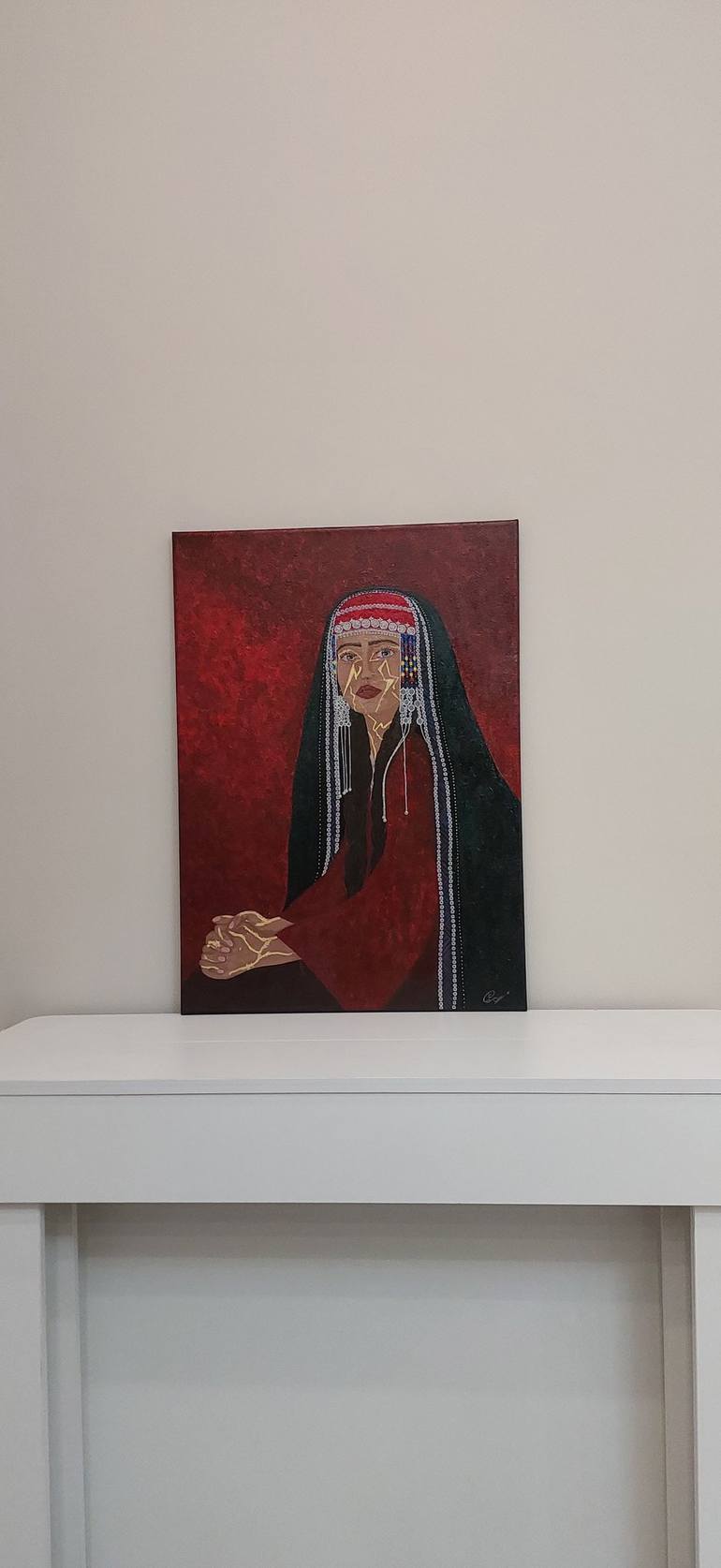 Original Fine Art Women Painting by Asem Nugymanova