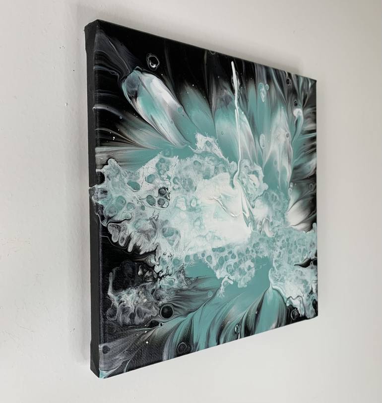 Original Abstract Floral Painting by Tanya Soly