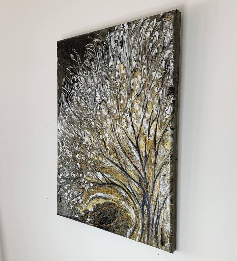 Original Abstract Tree Painting by Tanya Soly