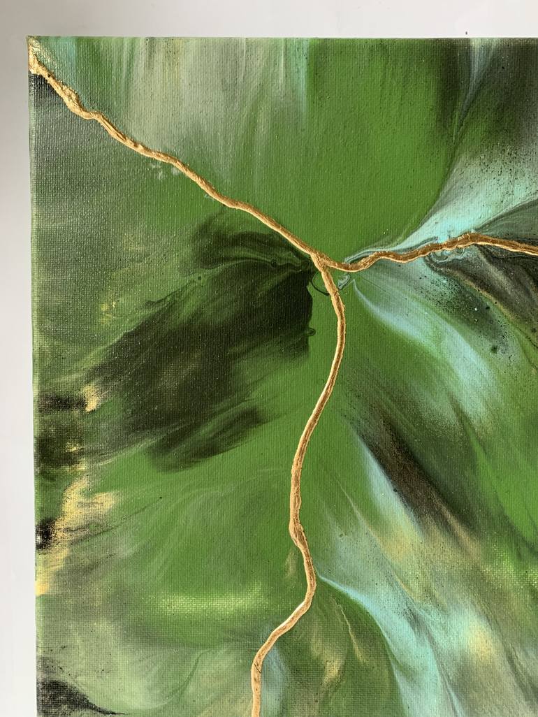 Original Abstract Botanic Painting by Tanya Soly