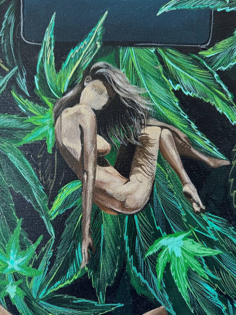 Original Contemporary Body Painting by Anny Problems