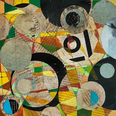 Original Abstract Time Collage by Steven Sellars