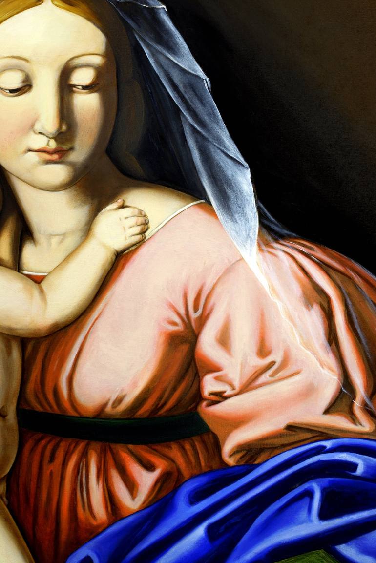 Original Religious Painting by Eleonora Cacciatore