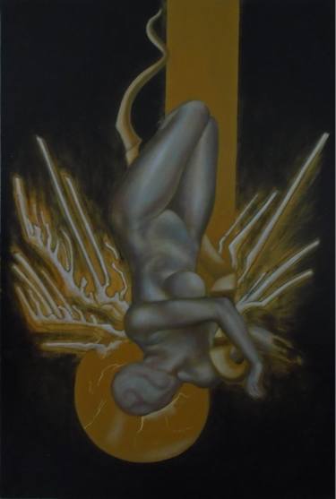 Original Surrealism Nude Paintings by Elías Pinto Casanova