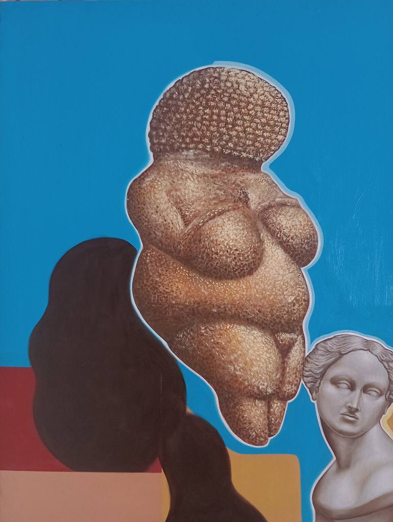 Original Nude Painting by Elías Pinto Casanova