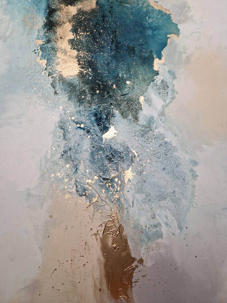 Original Abstract Expressionism Abstract Painting by Magdalena Lenartowicz