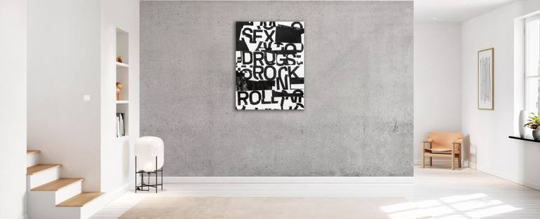 Original Modernism Abstract Collage by Vita Banko