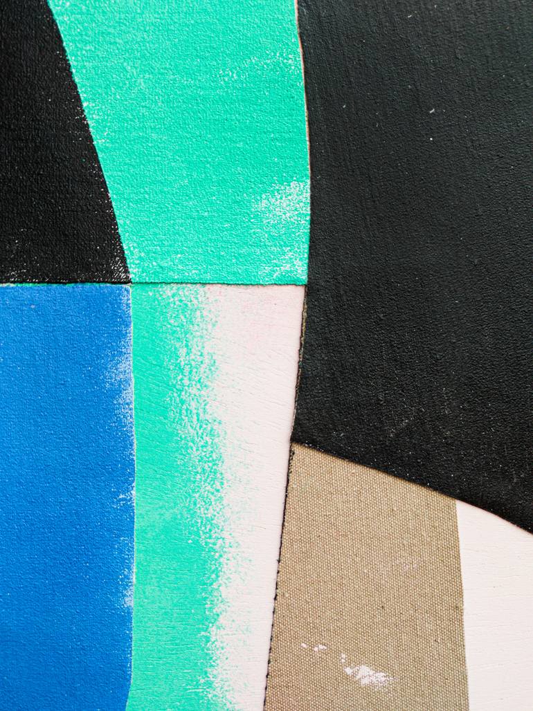 Original Minimalism Abstract Collage by Vita Banko