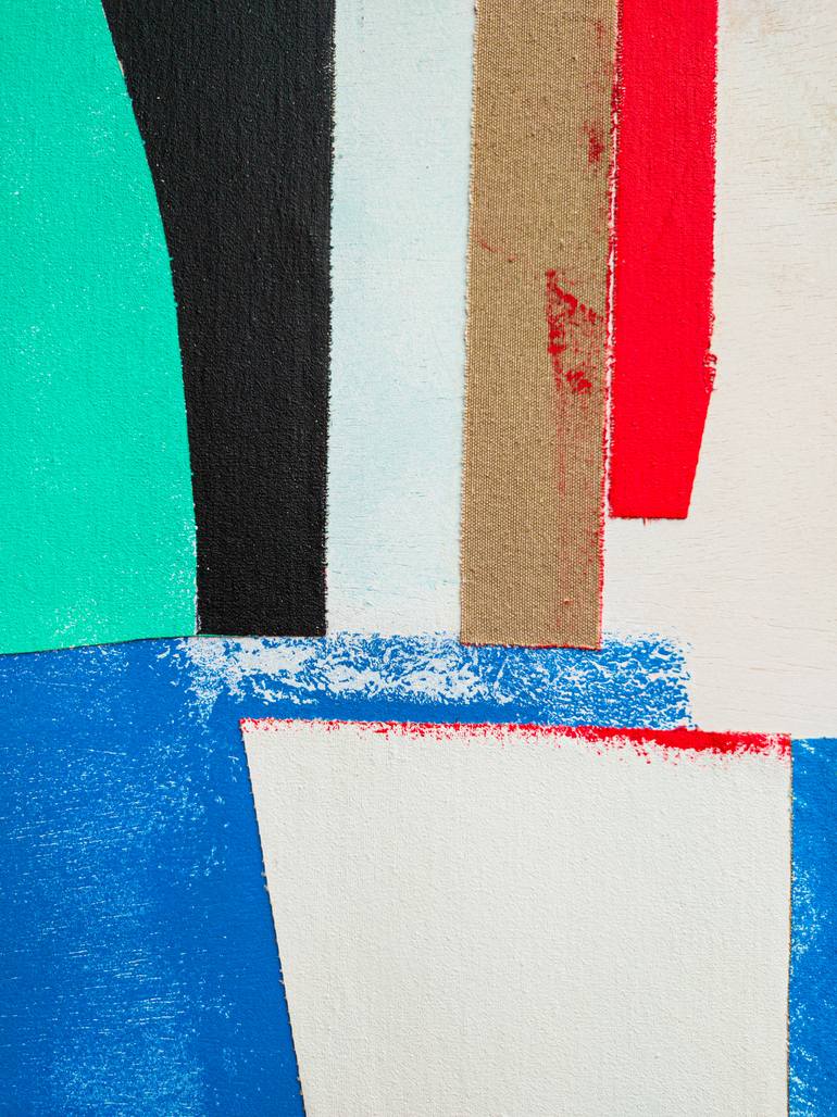 Original Minimalism Abstract Collage by Vita Banko