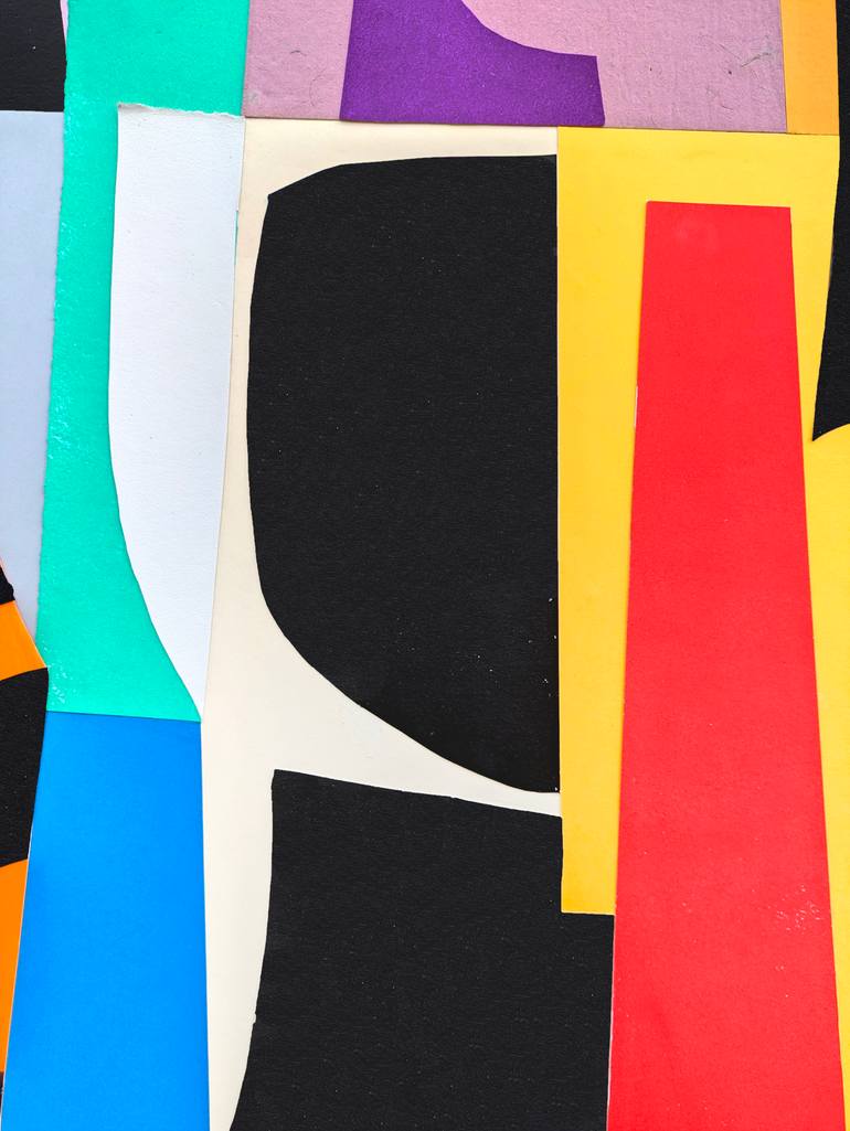 Original Contemporary Abstract Collage by Vita Banko