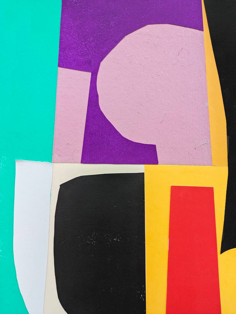 Original Contemporary Abstract Collage by Vita Banko
