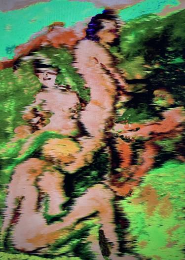 Print of Figurative Nude Digital by sandra steiner