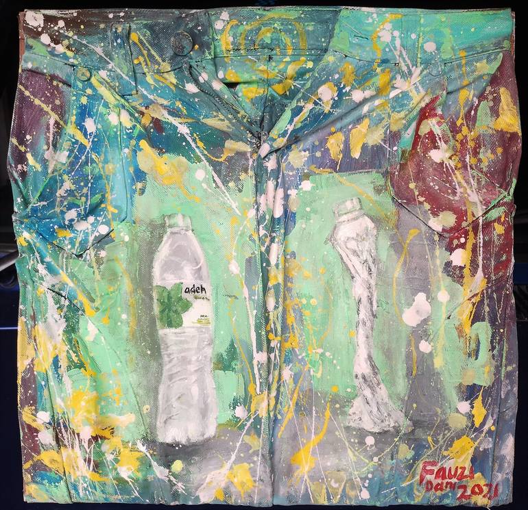 Reduce, Reuse, & Recycle Painting by Fauzi Dani | Saatchi Art