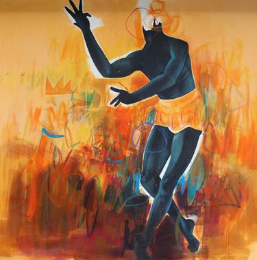 Original Abstract Expressionism Abstract Paintings by Ley Mboramwe