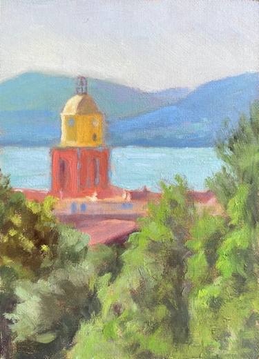 Original Impressionism Architecture Paintings by Carolyn Francis
