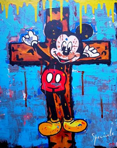 Original Abstract Cartoon Paintings by Phillip Speciale