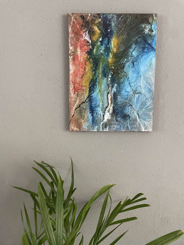 Original Contemporary Abstract Painting by Yvonne Casander