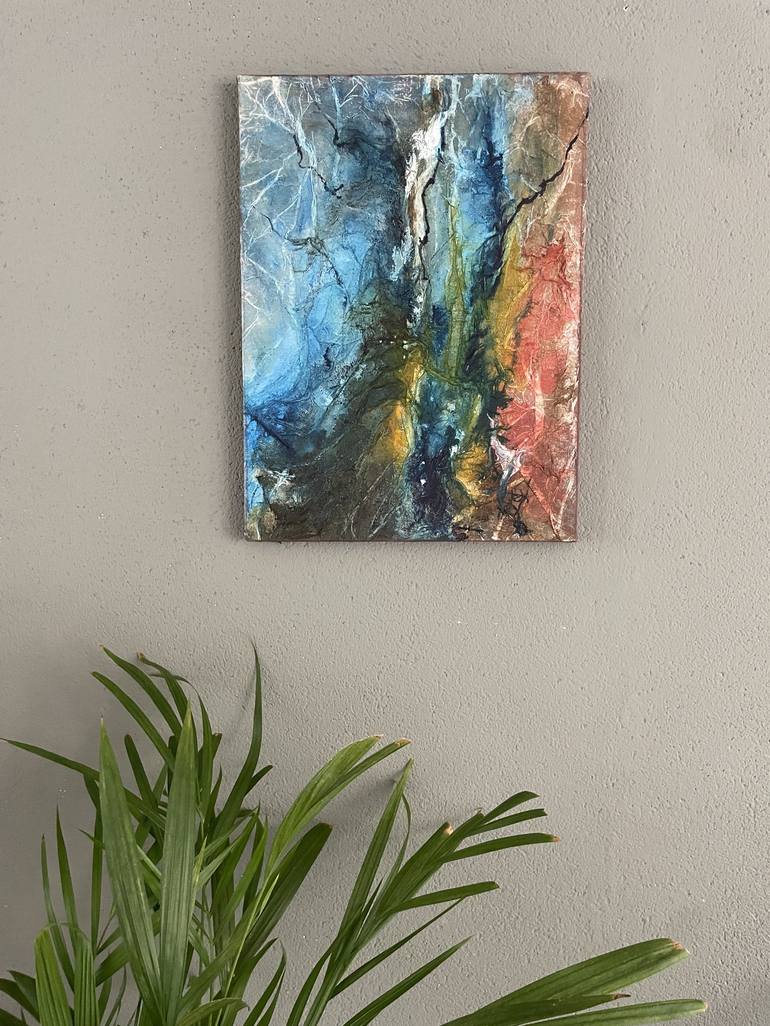 Original Contemporary Abstract Painting by Yvonne Casander