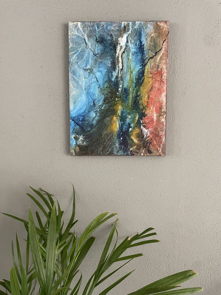 Original Abstract Painting by Yvonne Casander