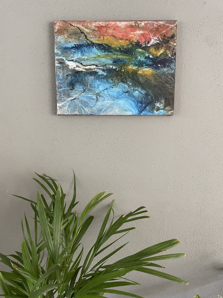 Original Abstract Painting by Yvonne Casander