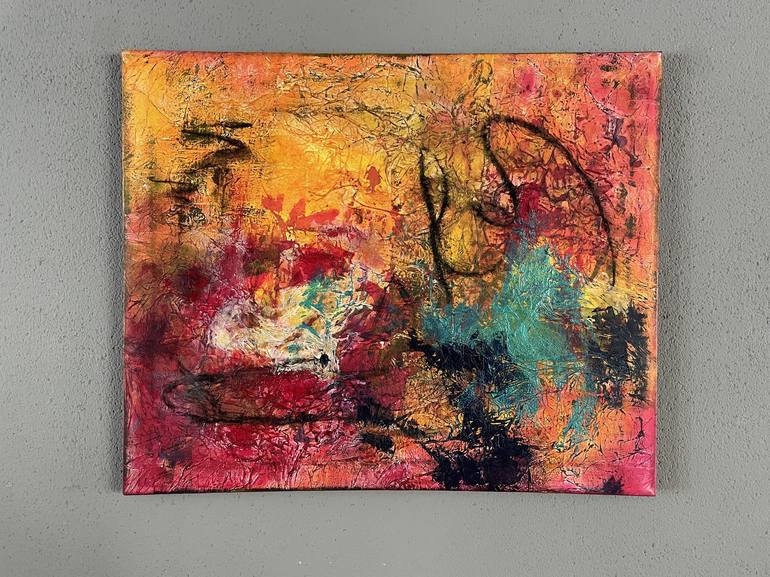Original Abstract Painting by Yvonne Casander