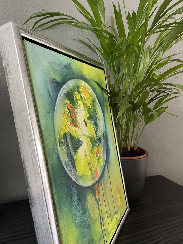 Original Impressionism Abstract Painting by Yvonne Casander