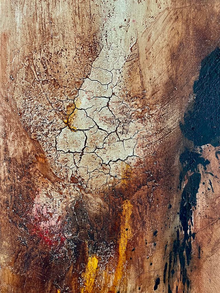 Original Abstract Expressionism Abstract Painting by Yvonne Casander