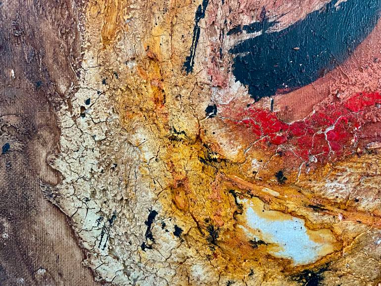 Original Abstract Expressionism Abstract Painting by Yvonne Casander