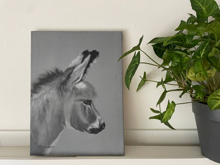 Original Figurative Animal Painting by Yvonne Casander