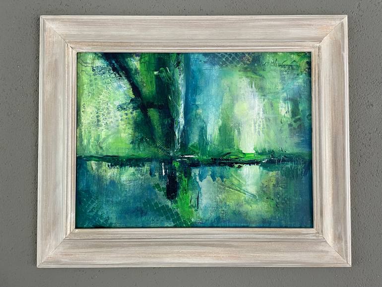 Original Abstract Expressionism Abstract Painting by Yvonne Casander