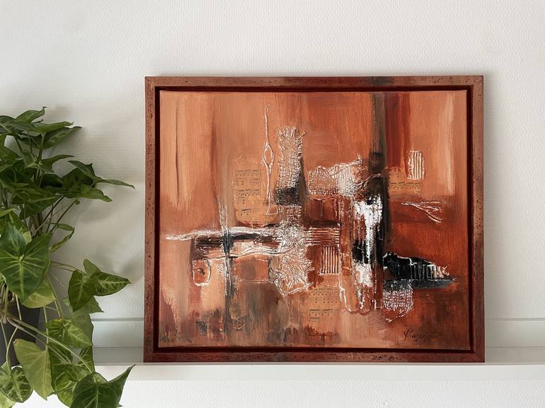 Original Abstract Expressionism Abstract Painting by Yvonne Casander