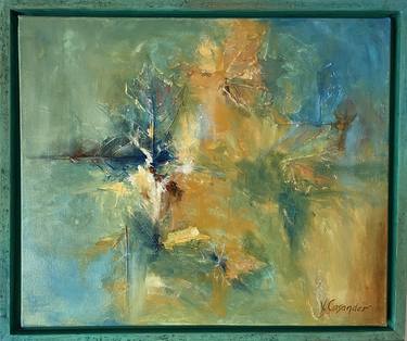 Original Abstract Expressionism Abstract Paintings by Yvonne Casander