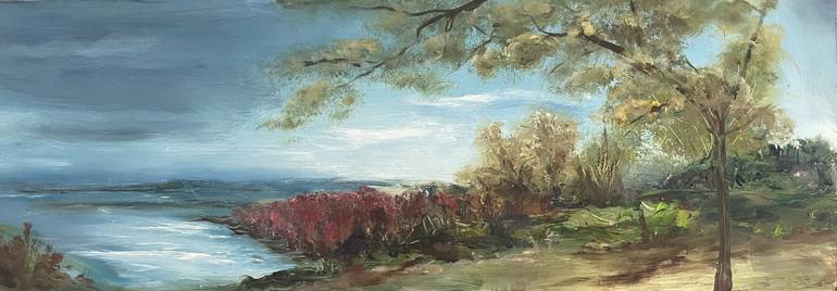 Original Realism Landscape Painting by Yvonne Casander