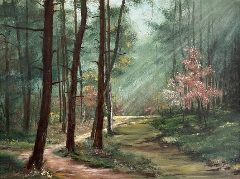 Original Realism Landscape Painting by Yvonne Casander