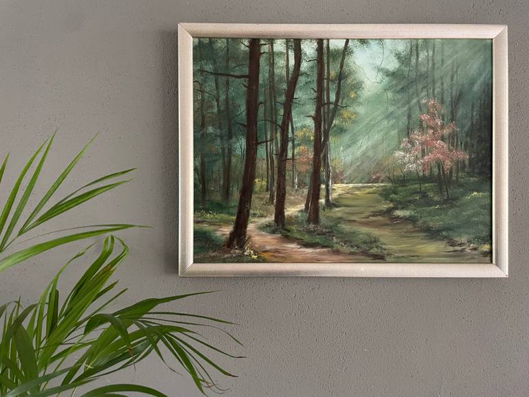 Original Realism Landscape Painting by Yvonne Casander