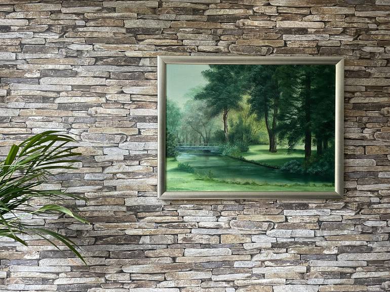 Original Realism Landscape Painting by Yvonne Casander