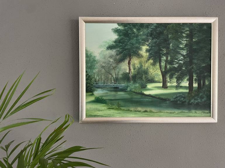 Original Realism Landscape Painting by Yvonne Casander