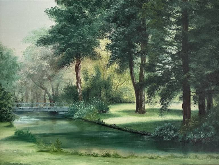 Original Realism Landscape Painting by Yvonne Casander