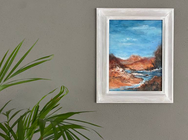 Original Impressionism Landscape Painting by Yvonne Casander