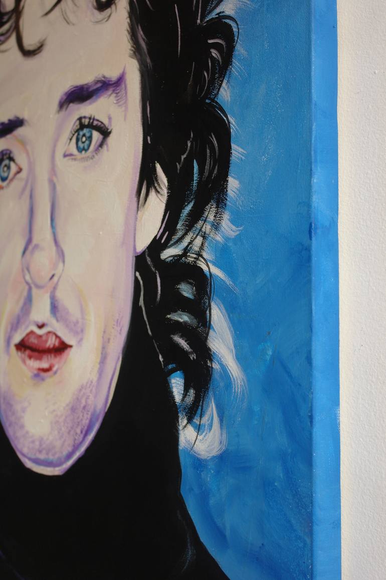 Original Portraiture Pop Culture/Celebrity Painting by Diego Martin Palacios Jaramillo