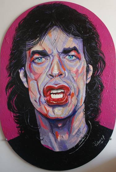 Print of Expressionism Pop Culture/Celebrity Paintings by Diego Martin Palacios Jaramillo