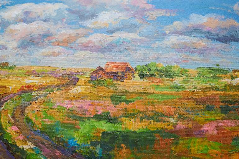 Original Rural life Painting by Oleksandra Oliinyk