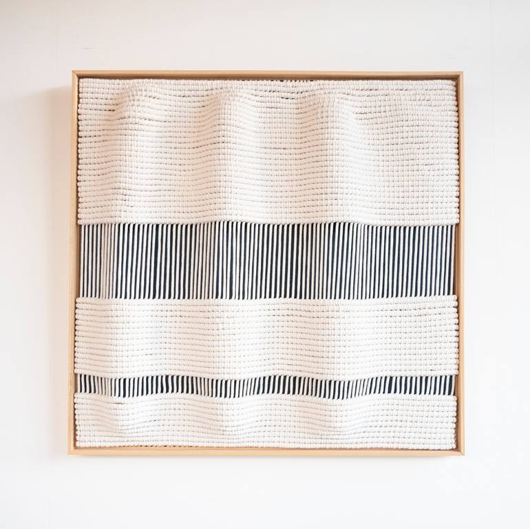 Original Minimalism Geometric Mixed Media by Rianne Aarts