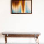Framed Textile Artwork - RUST I by Rianne Aarts