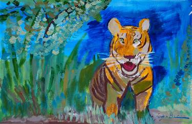 Saatchi Art Artist Lydia Arcos; Paintings, “EL TITIGRE” #art