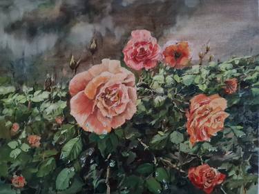 Print of Art Deco Floral Paintings by Alexandr Kulgeyko