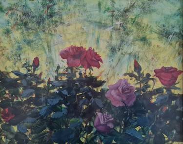 Print of Realism Floral Paintings by Alexandr Kulgeyko