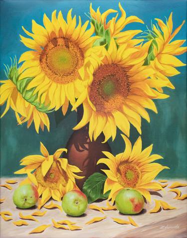 Print of Fine Art Floral Paintings by Olha Zdorovets