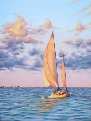 Original Fine Art Seascape Paintings by Olha Zdorovets