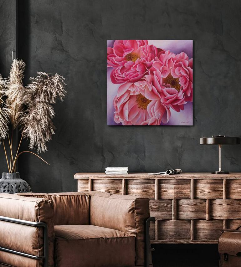 Original Floral Painting by Olha Zdorovets
